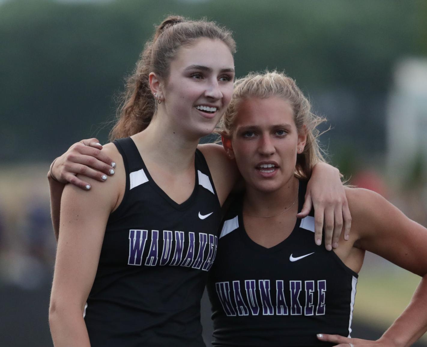 Chloe Larsen, Sarah Bova lead Waunakee girls to WIAA Division 1 track and field sectional title